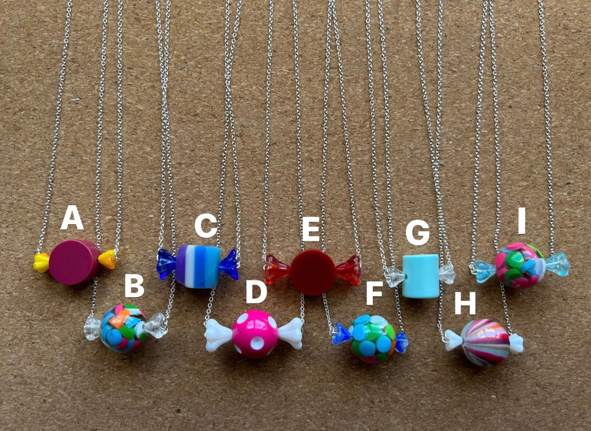 Bonbon Resin & Glass Necklaces No.3