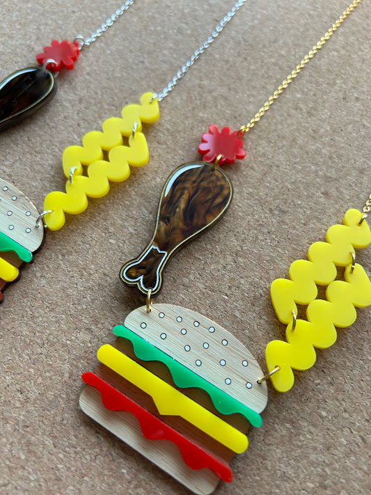Junk Food Acrylic Necklaces