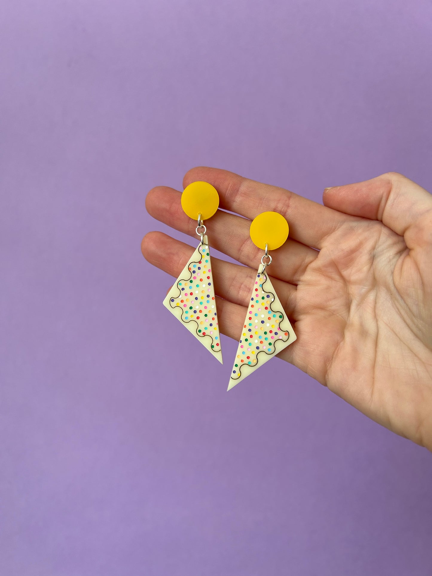 Fairy Bread Acrylic Earrings