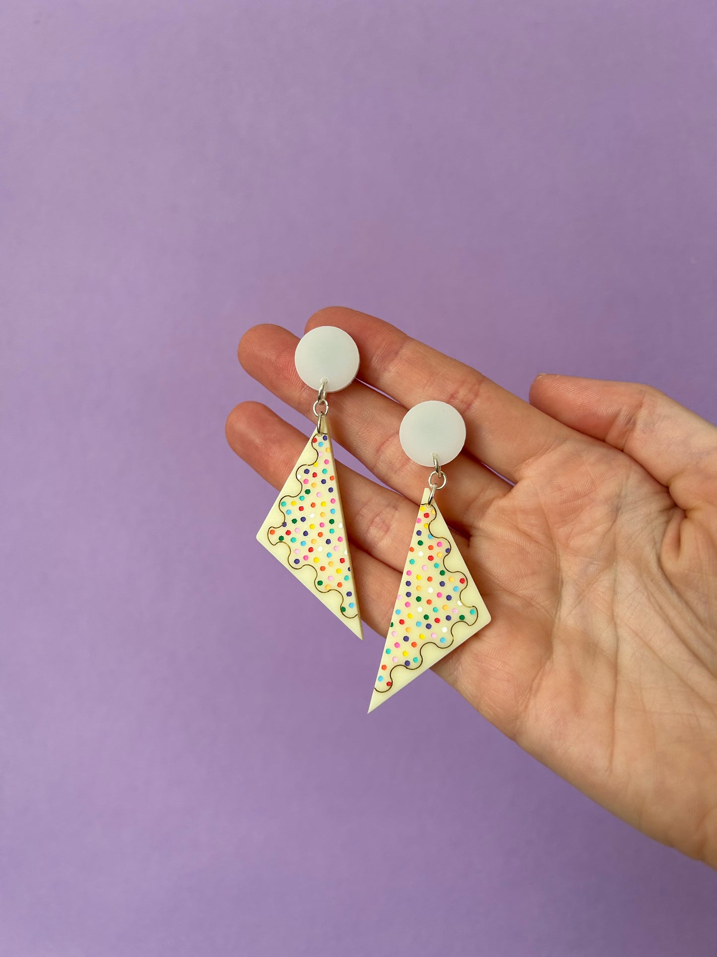 Fairy Bread Acrylic Earrings