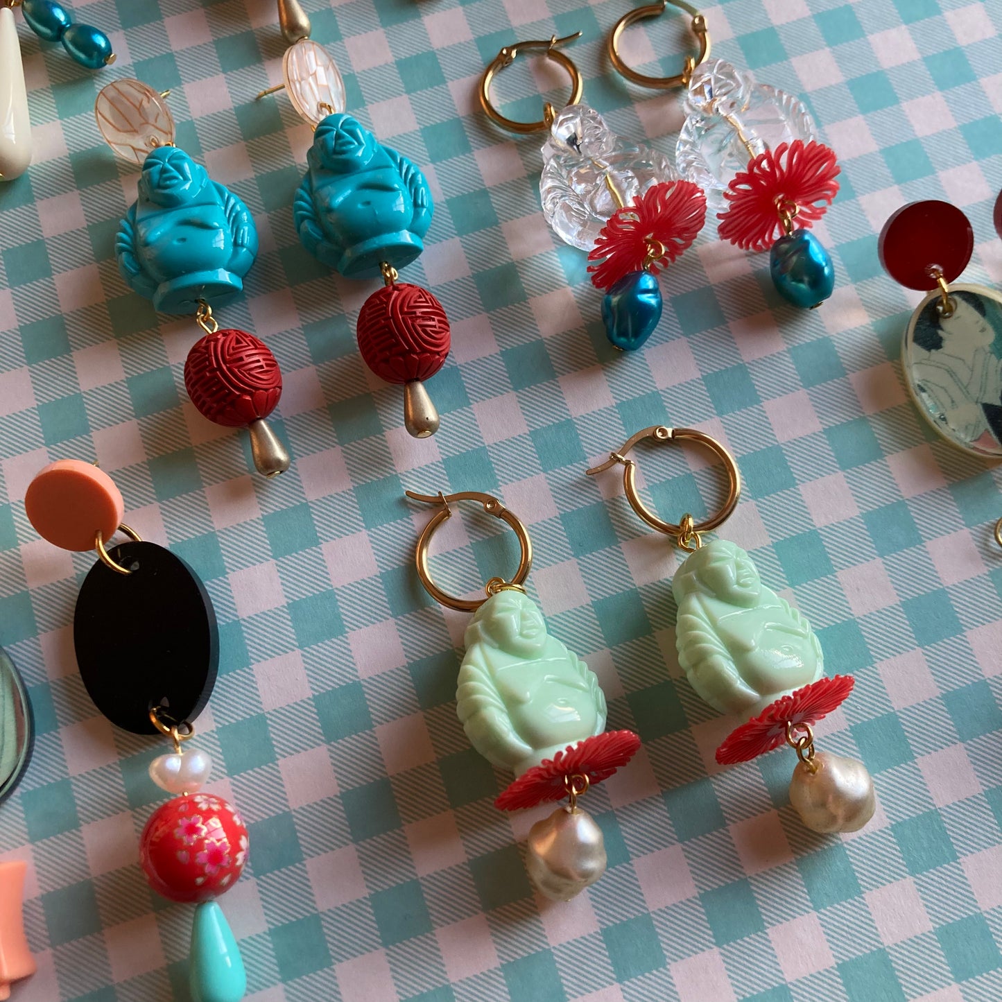 Hong Kong Beaded Earrings