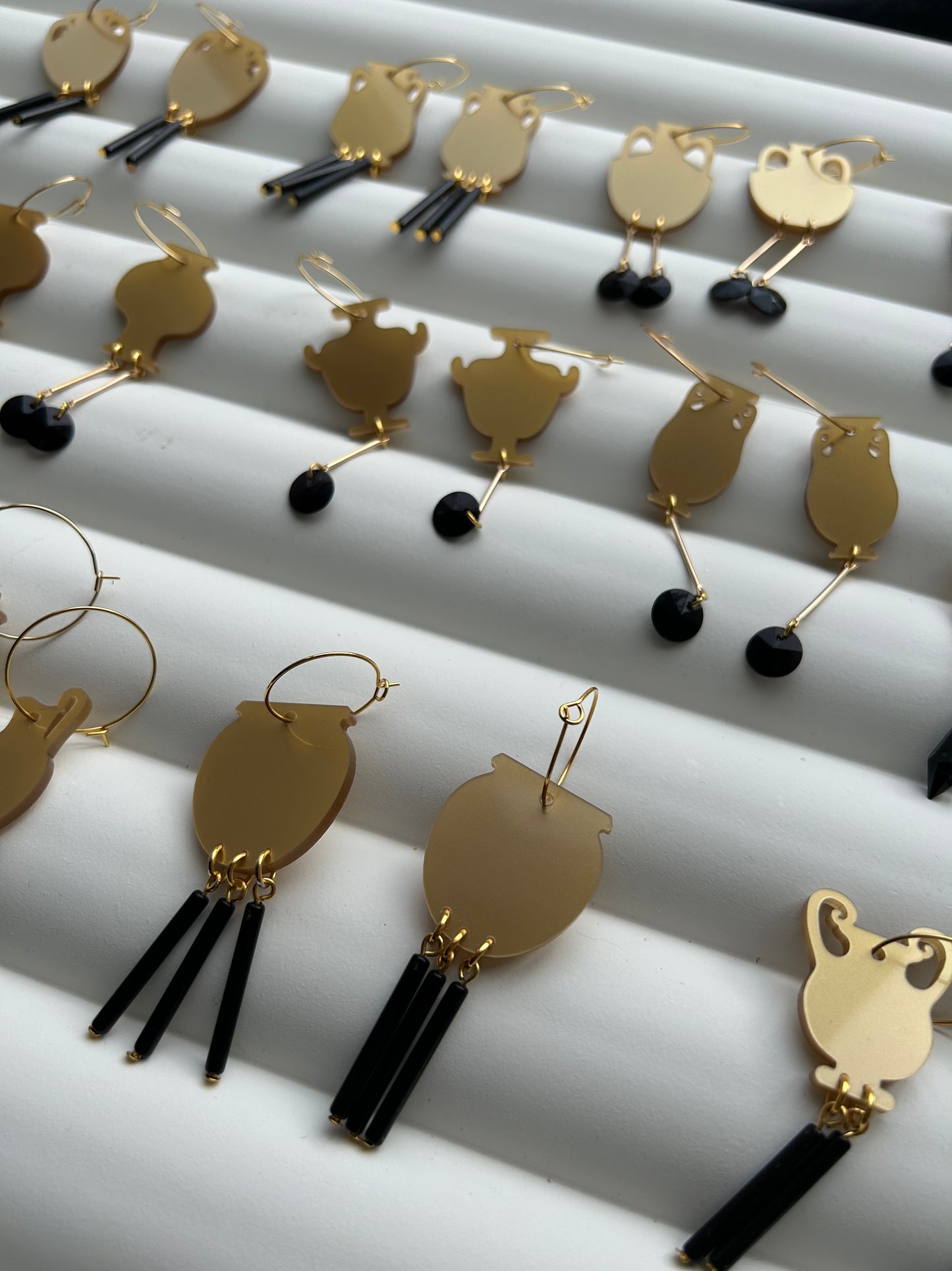 Greek Urn Acrylic Earrings