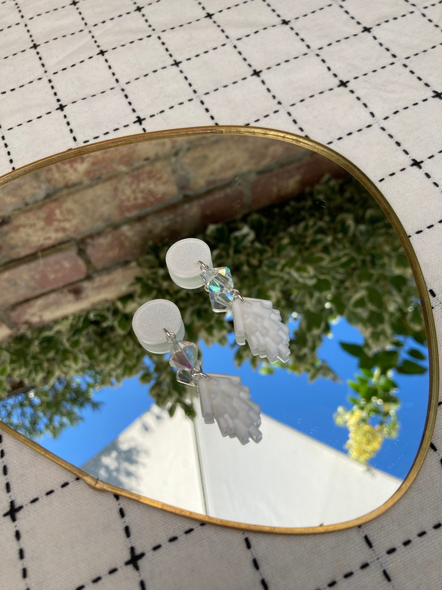 Icicle Vintage Bead Earrings