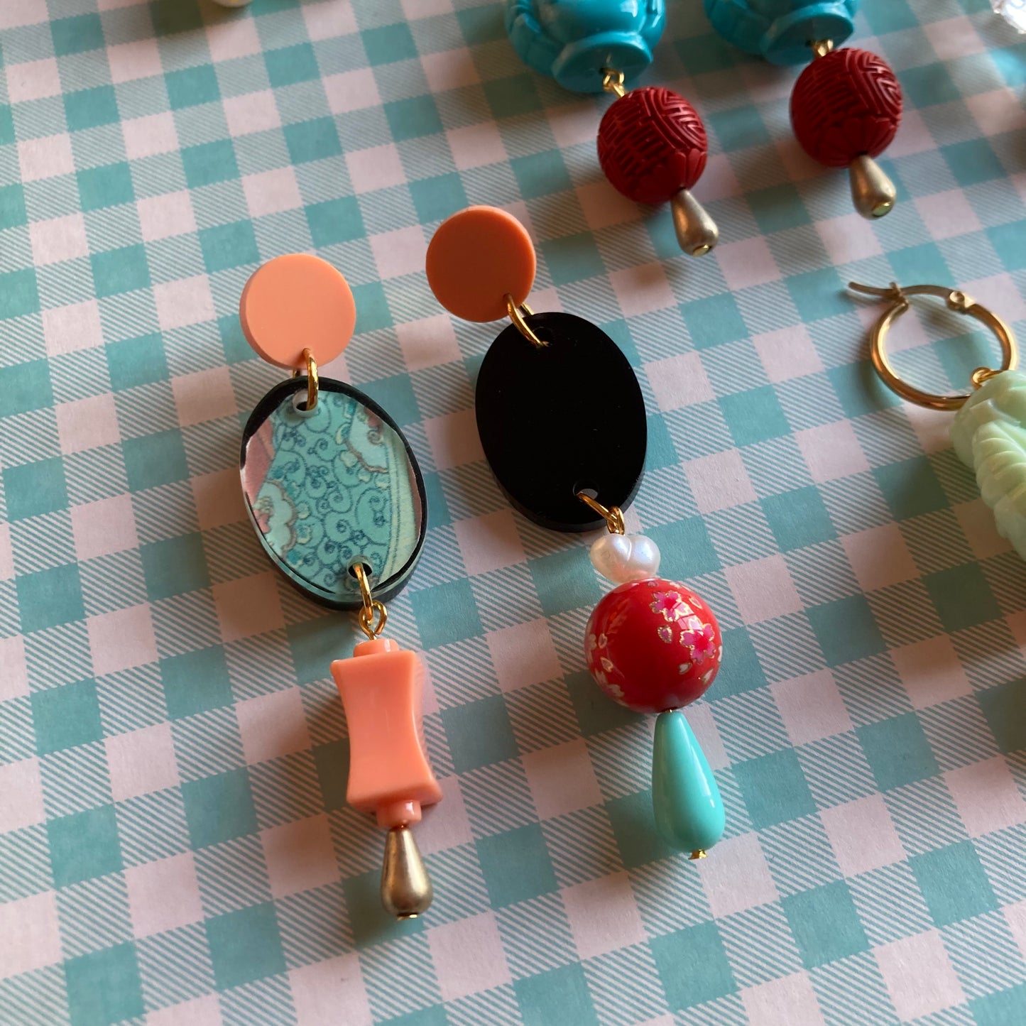 Hong Kong Beaded Earrings
