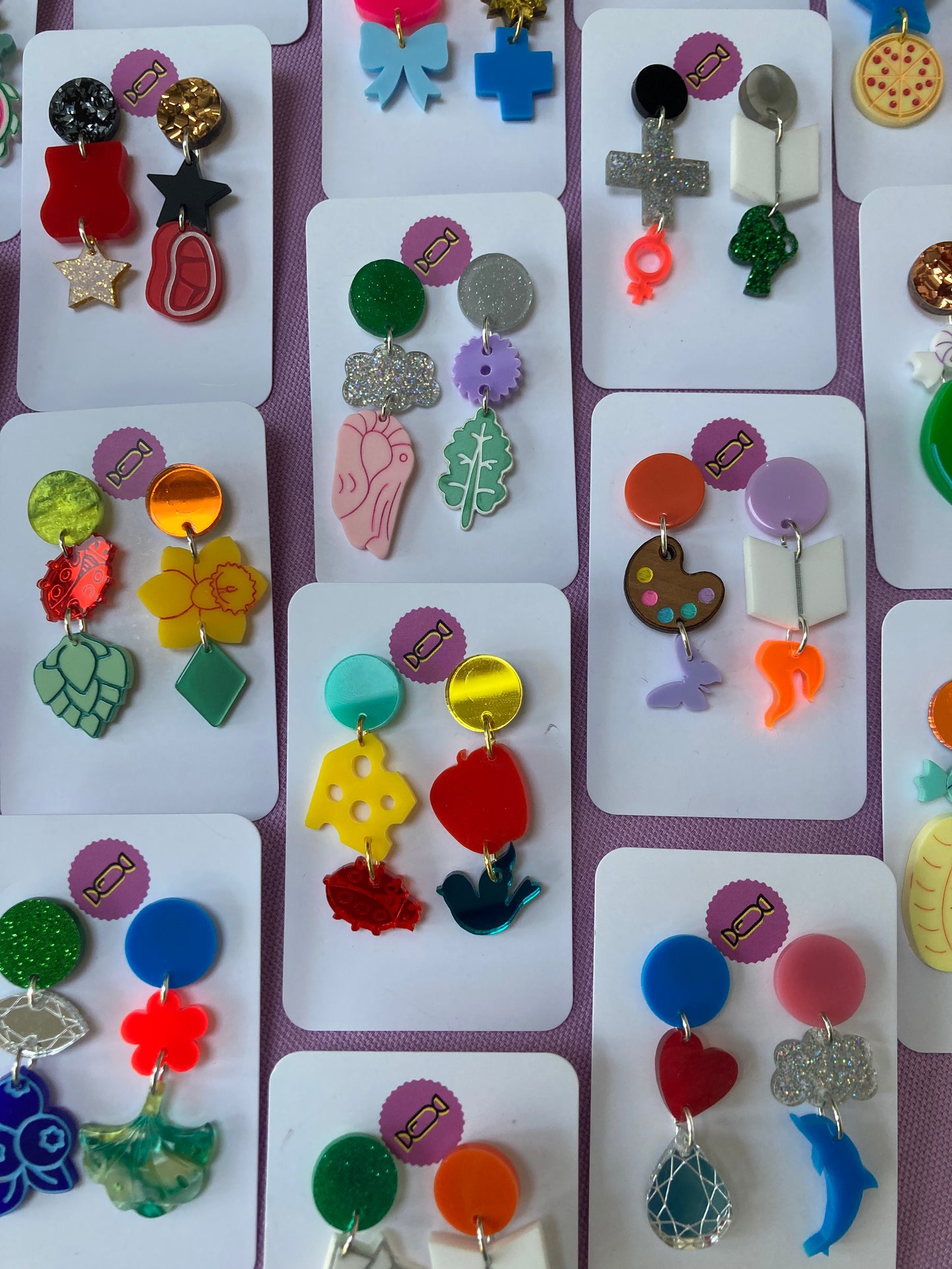 Pick'n'Mix Acrylic Earrings