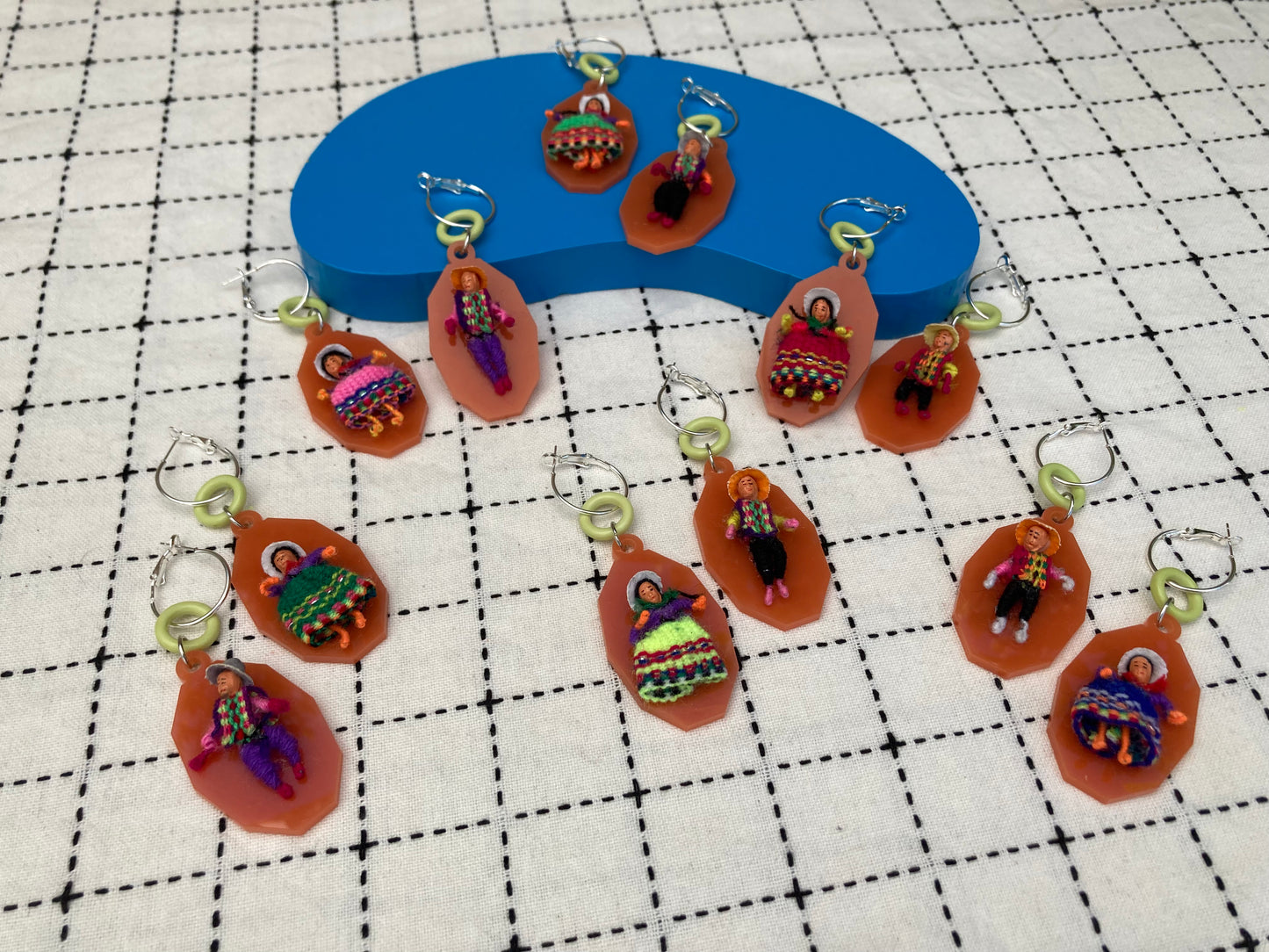 Worry Doll Acrylic Earrings
