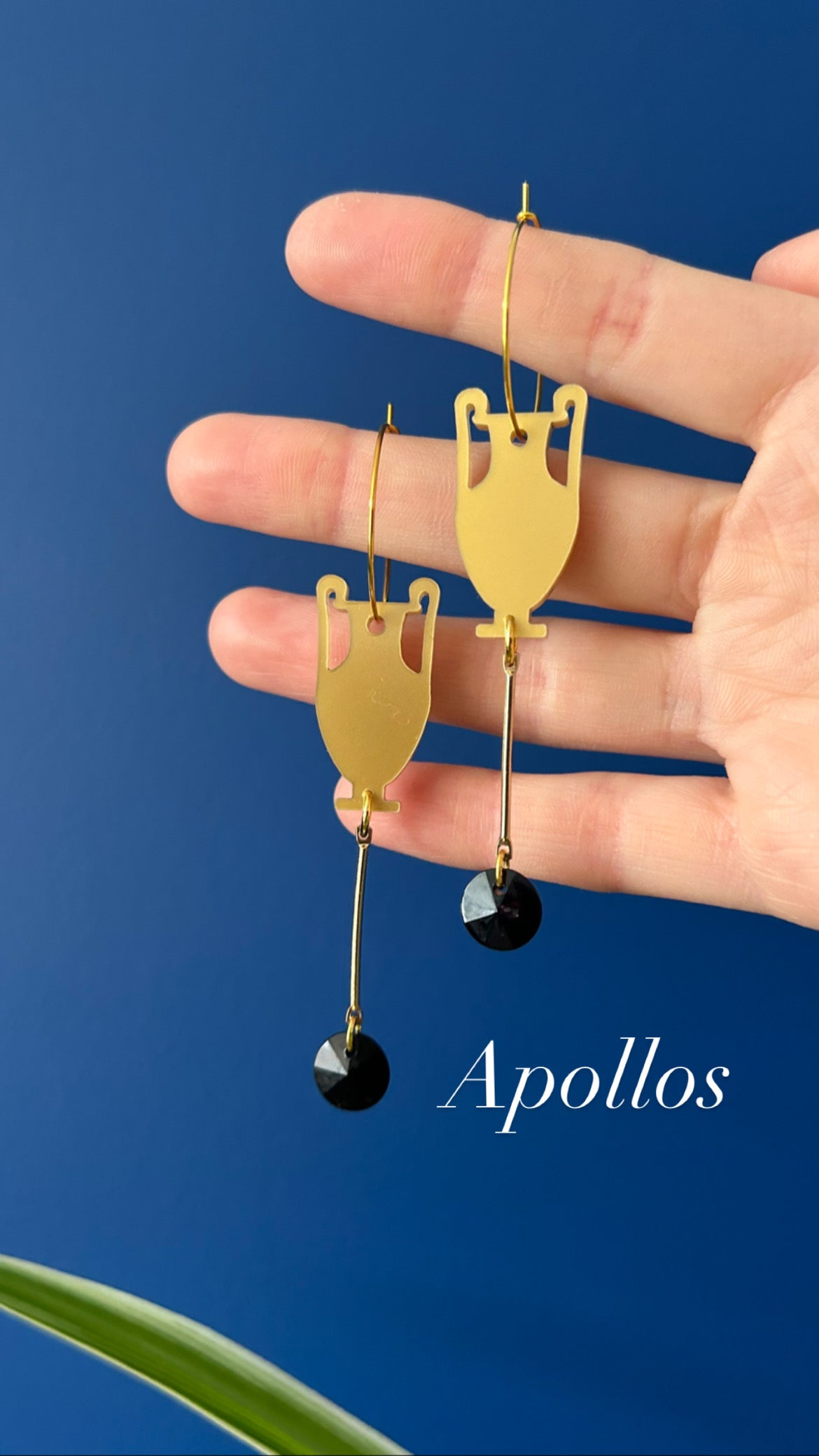Greek Urn Acrylic Earrings
