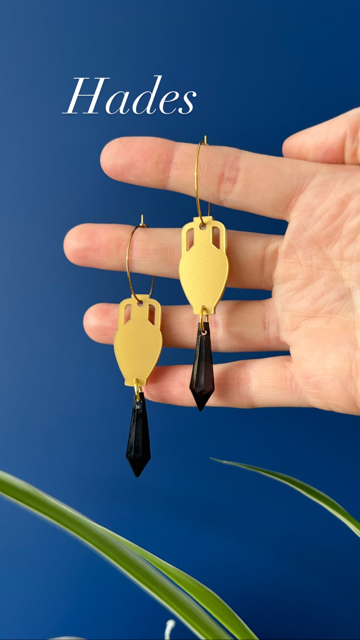 Greek Urn Acrylic Earrings
