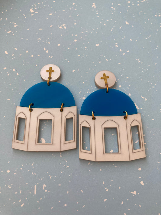Santorini Acrylic Earrings