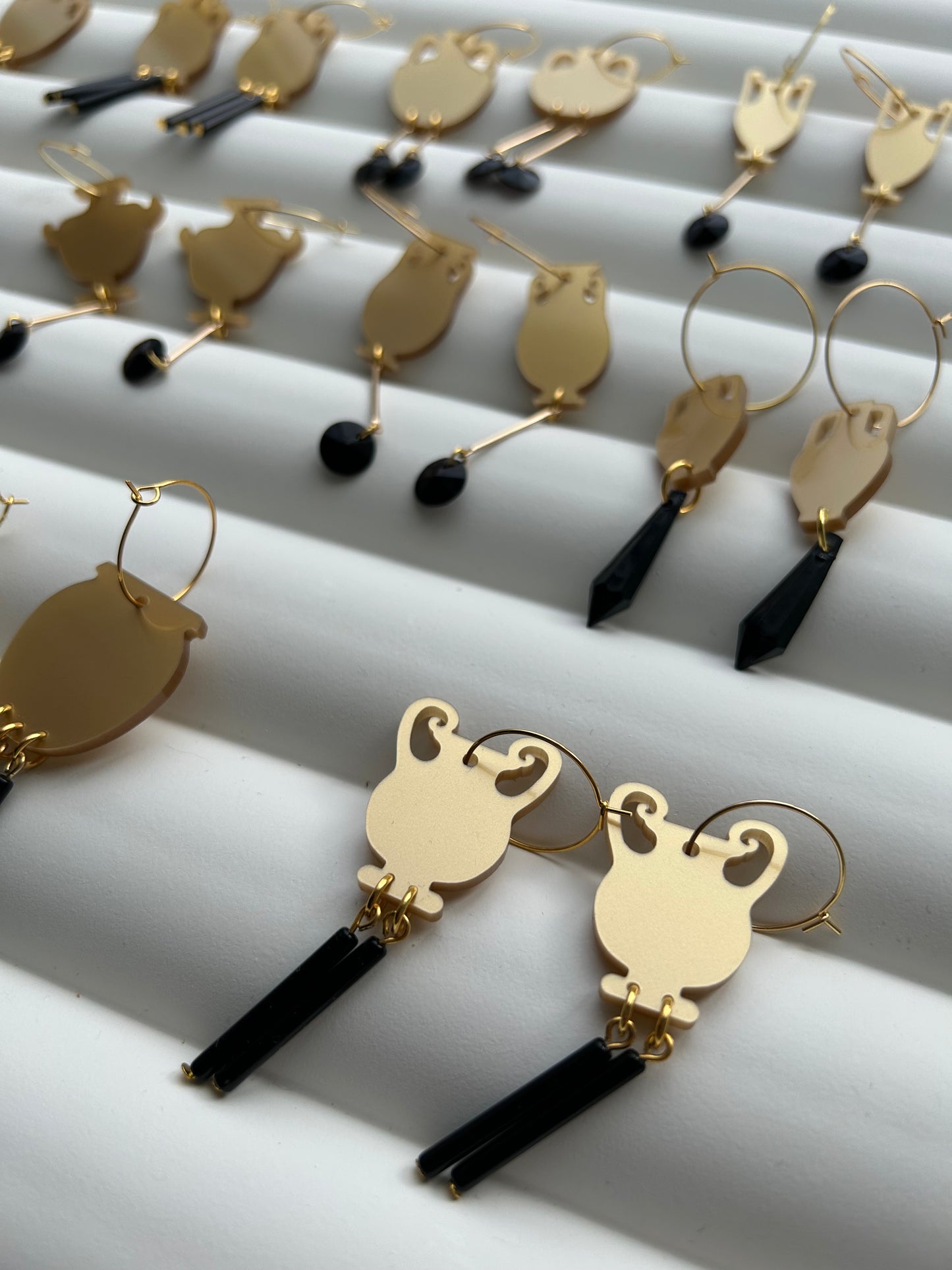 Greek Urn Acrylic Earrings