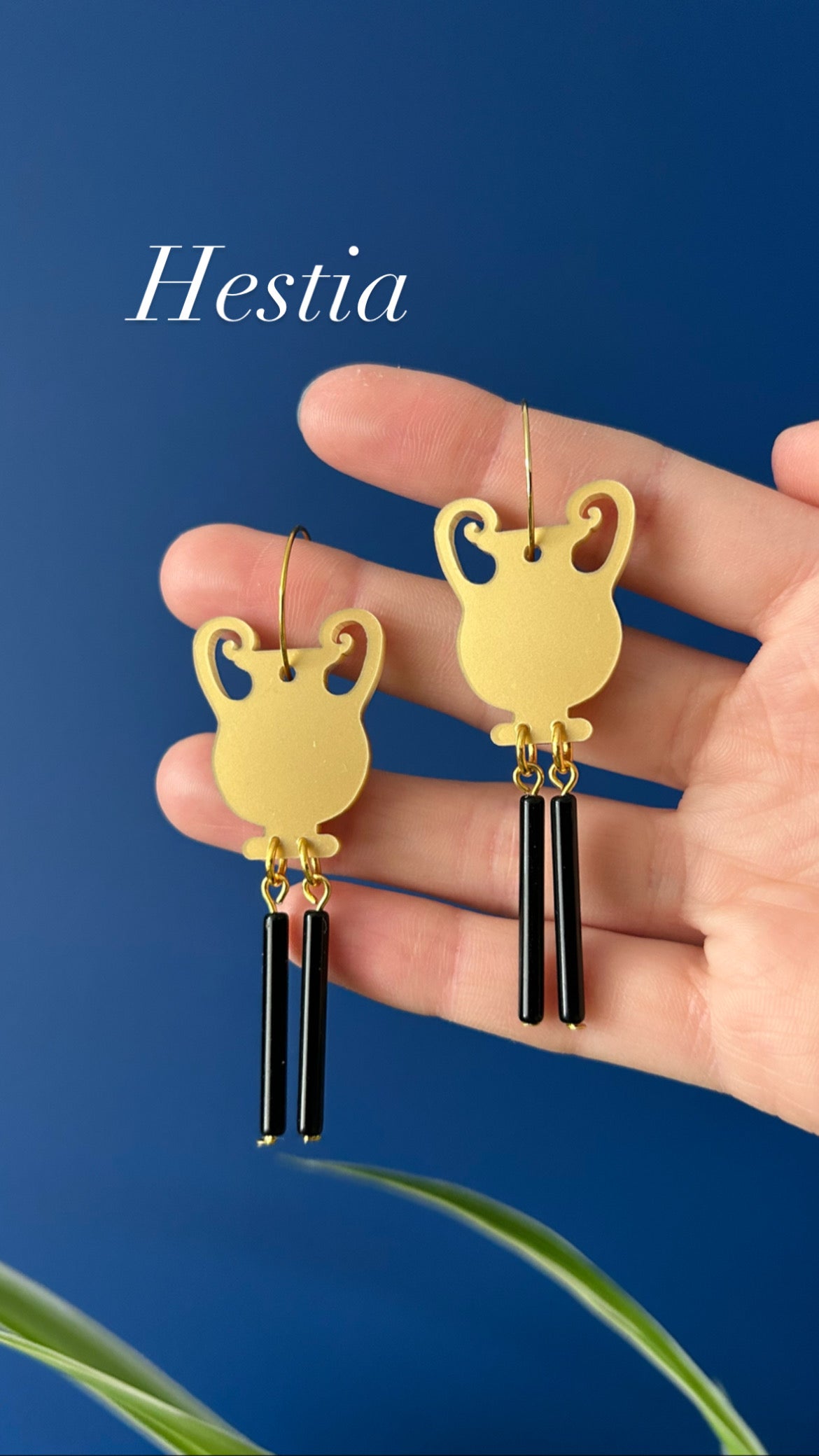 Greek Urn Acrylic Earrings