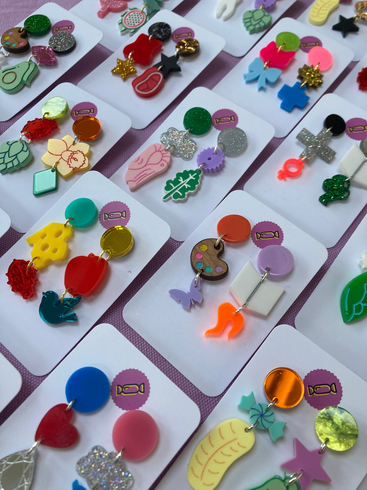 Pick'n'Mix Acrylic Earrings