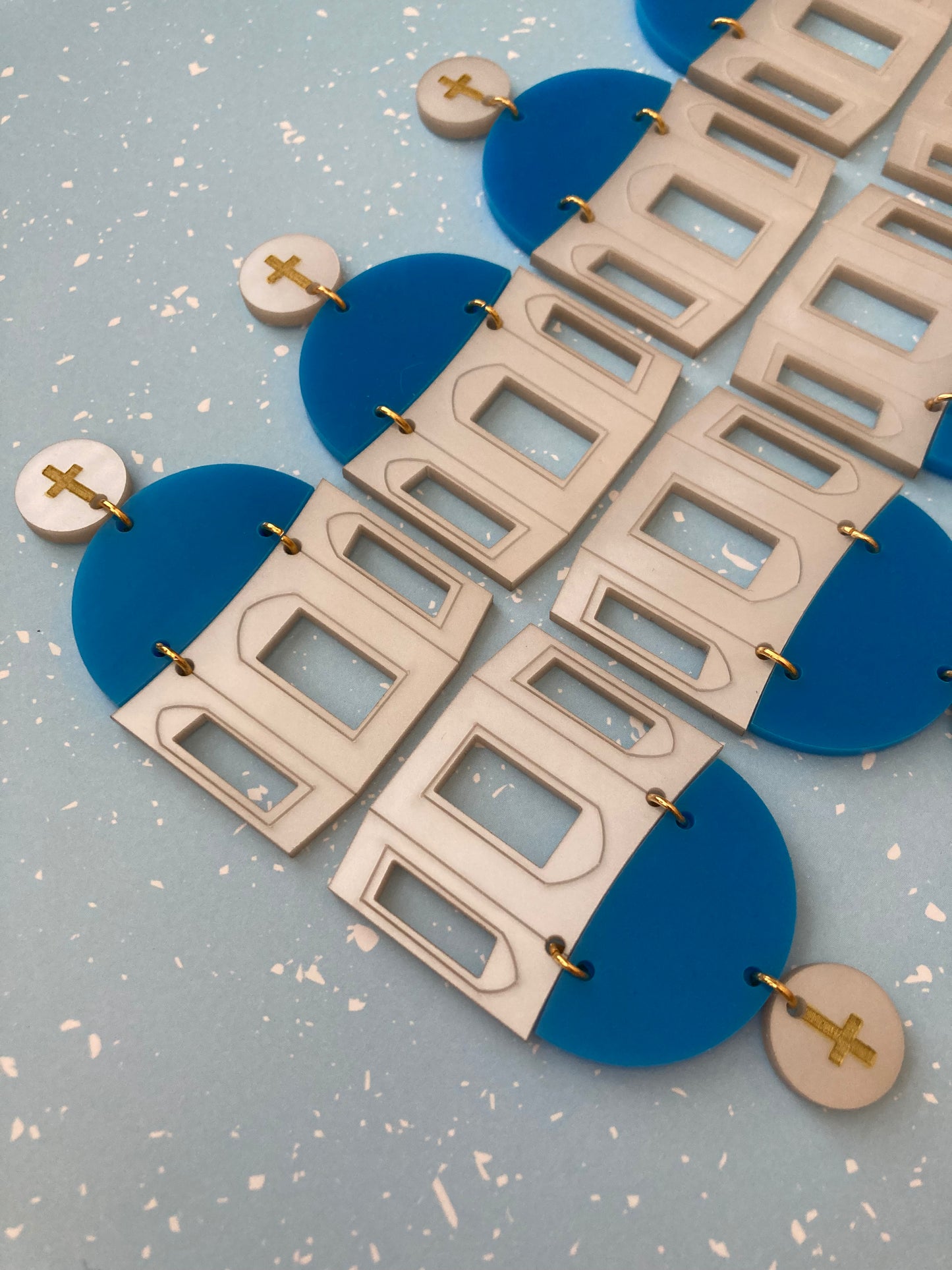 Santorini Acrylic Earrings