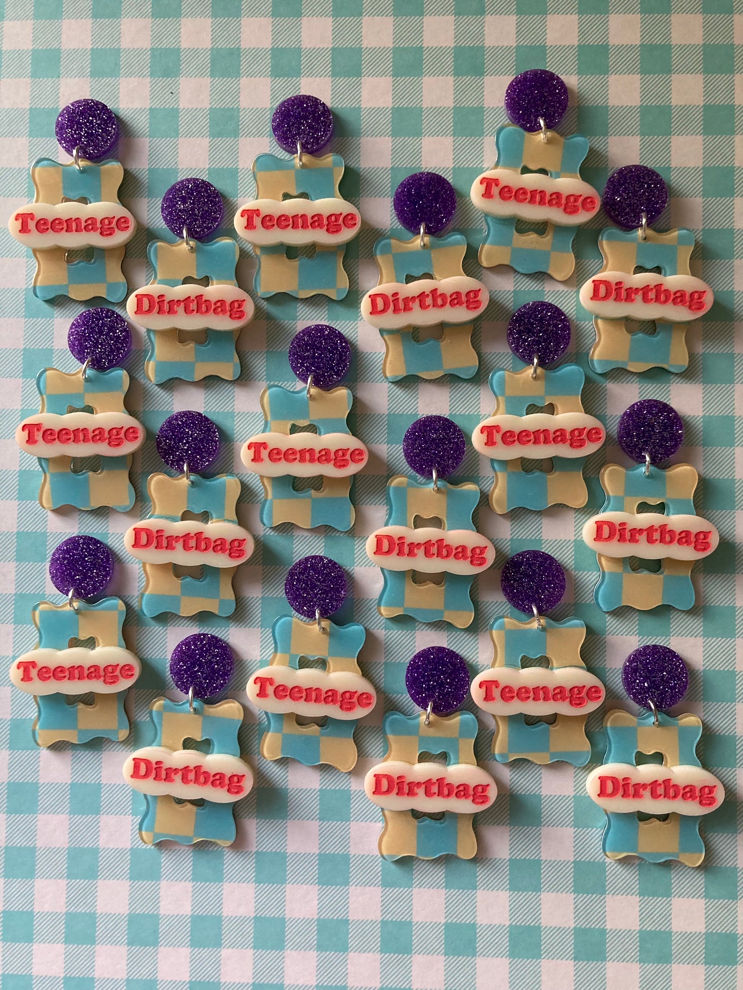 Teenage Dirtbag Acetate Earrings