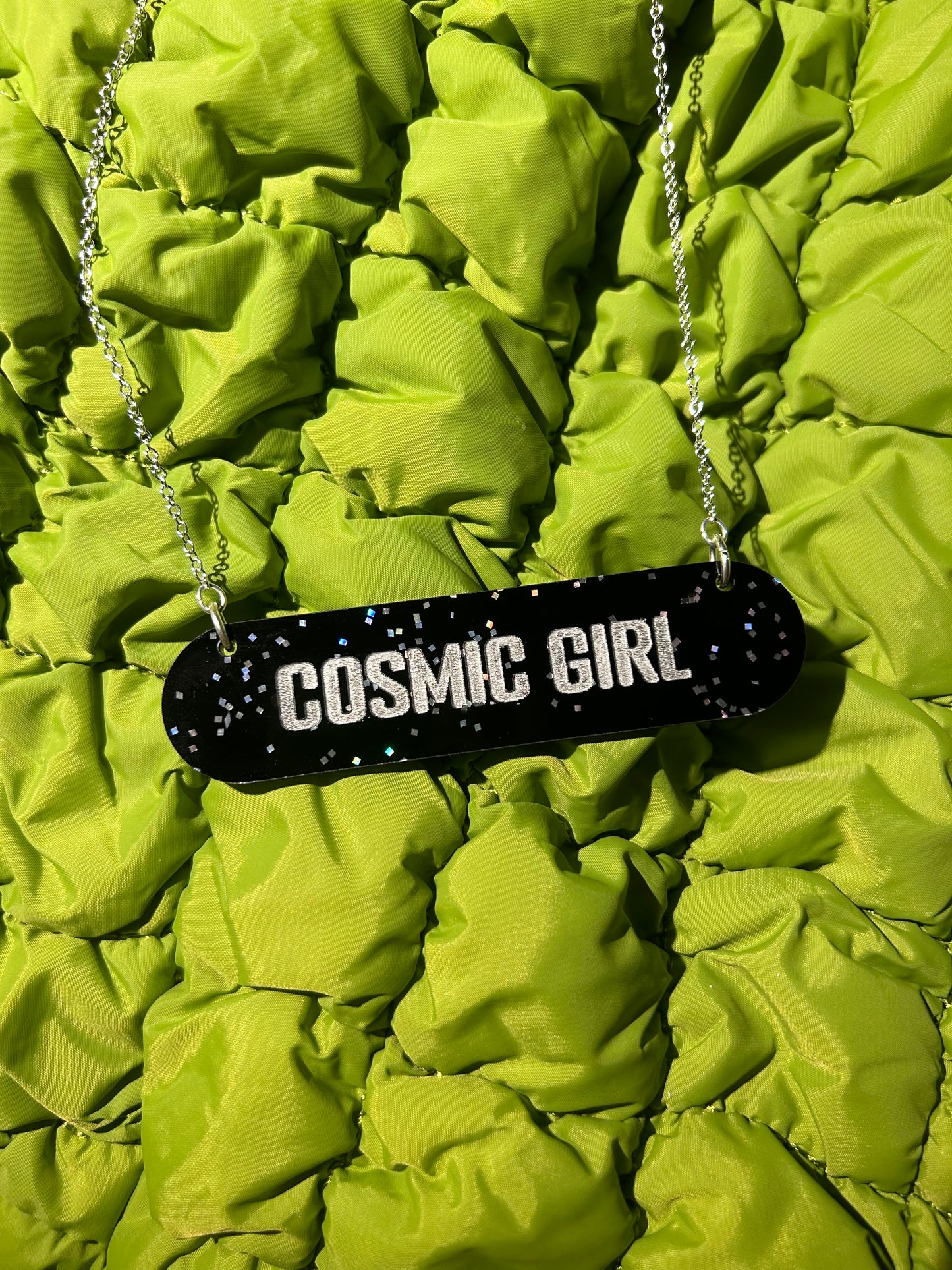 Cosmic Girl Acrylic Necklace