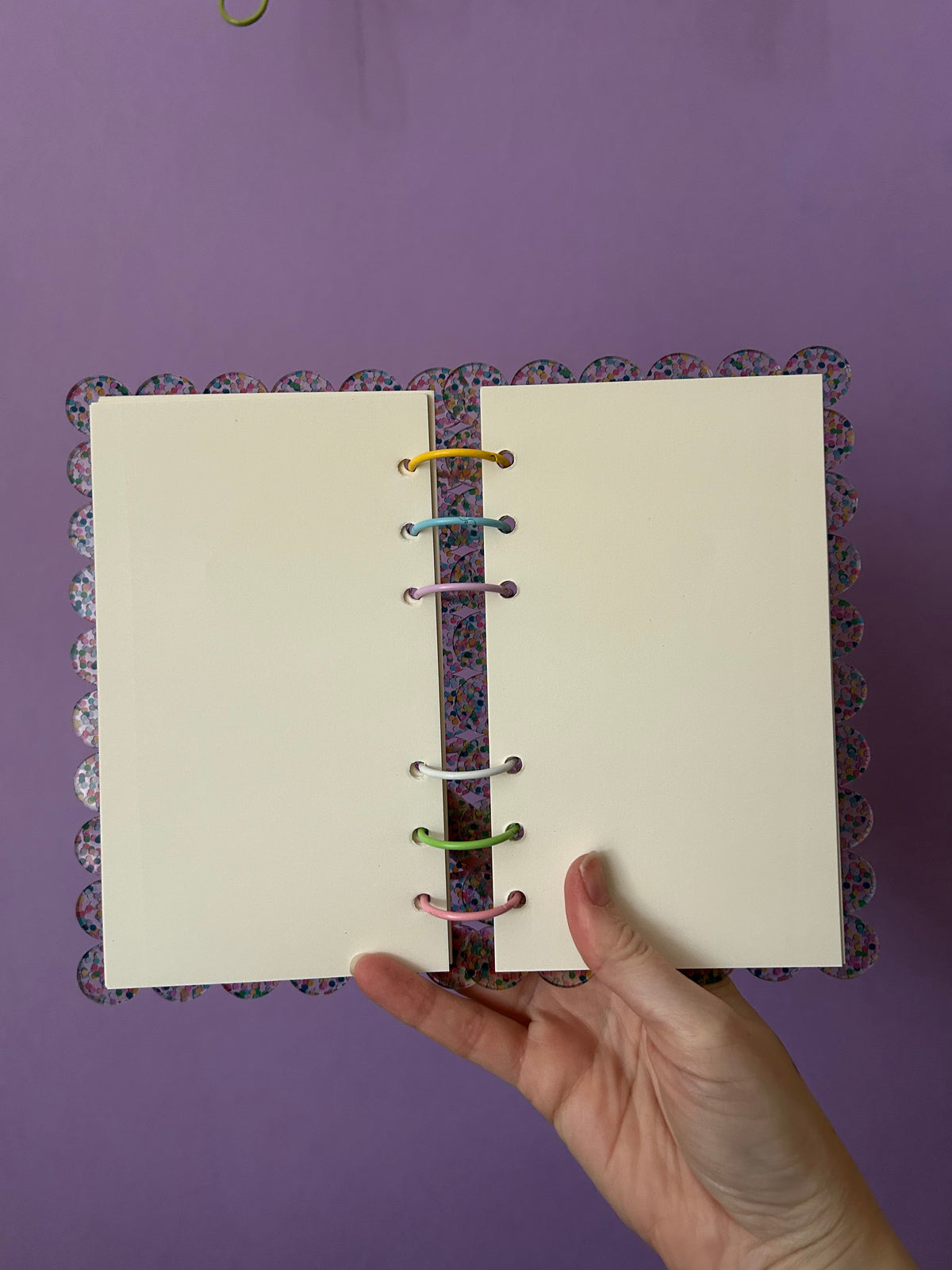 Confetti Printed Acrylic Notepad Kit