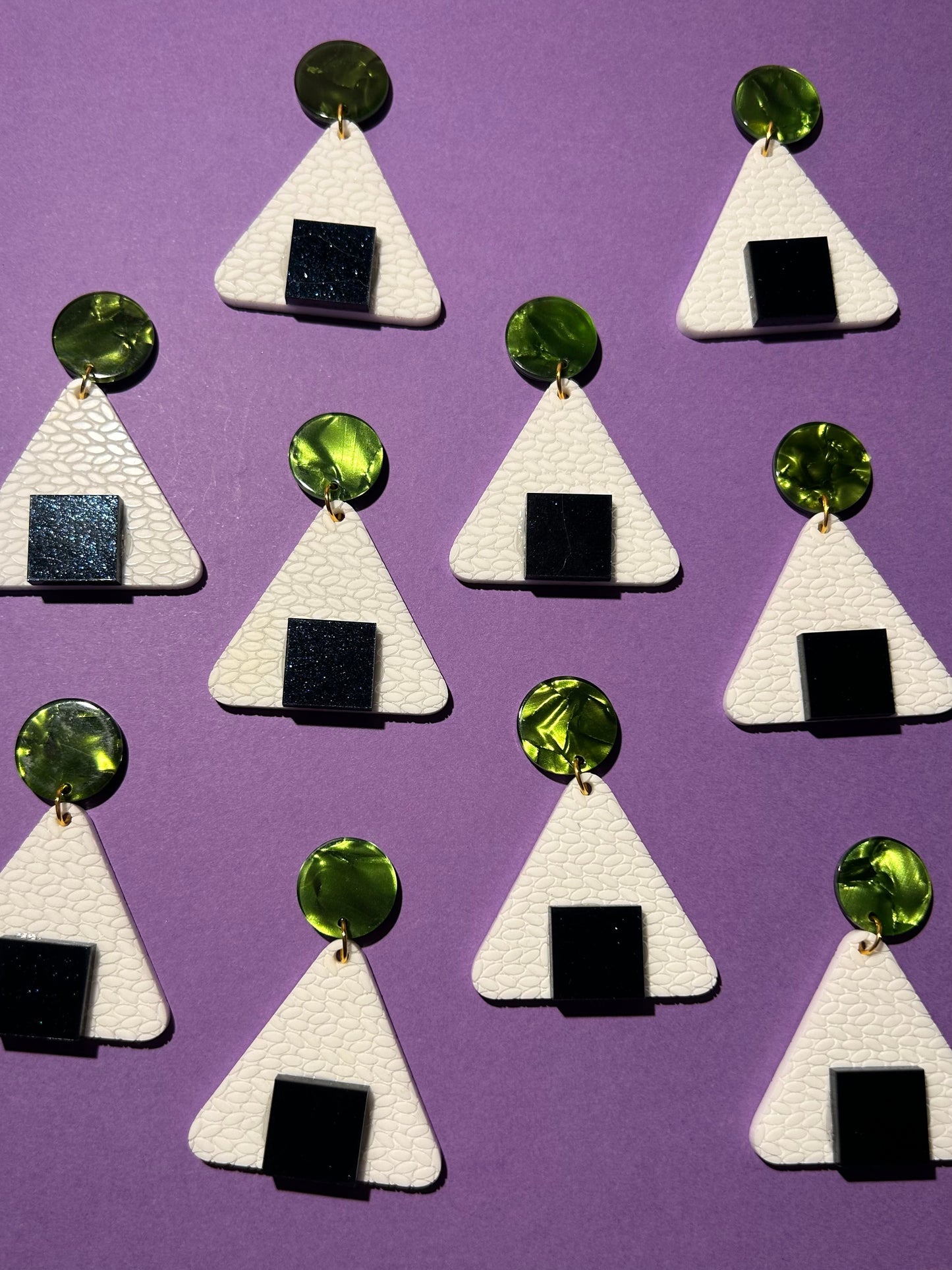 Onigiri Acrylic Earrings