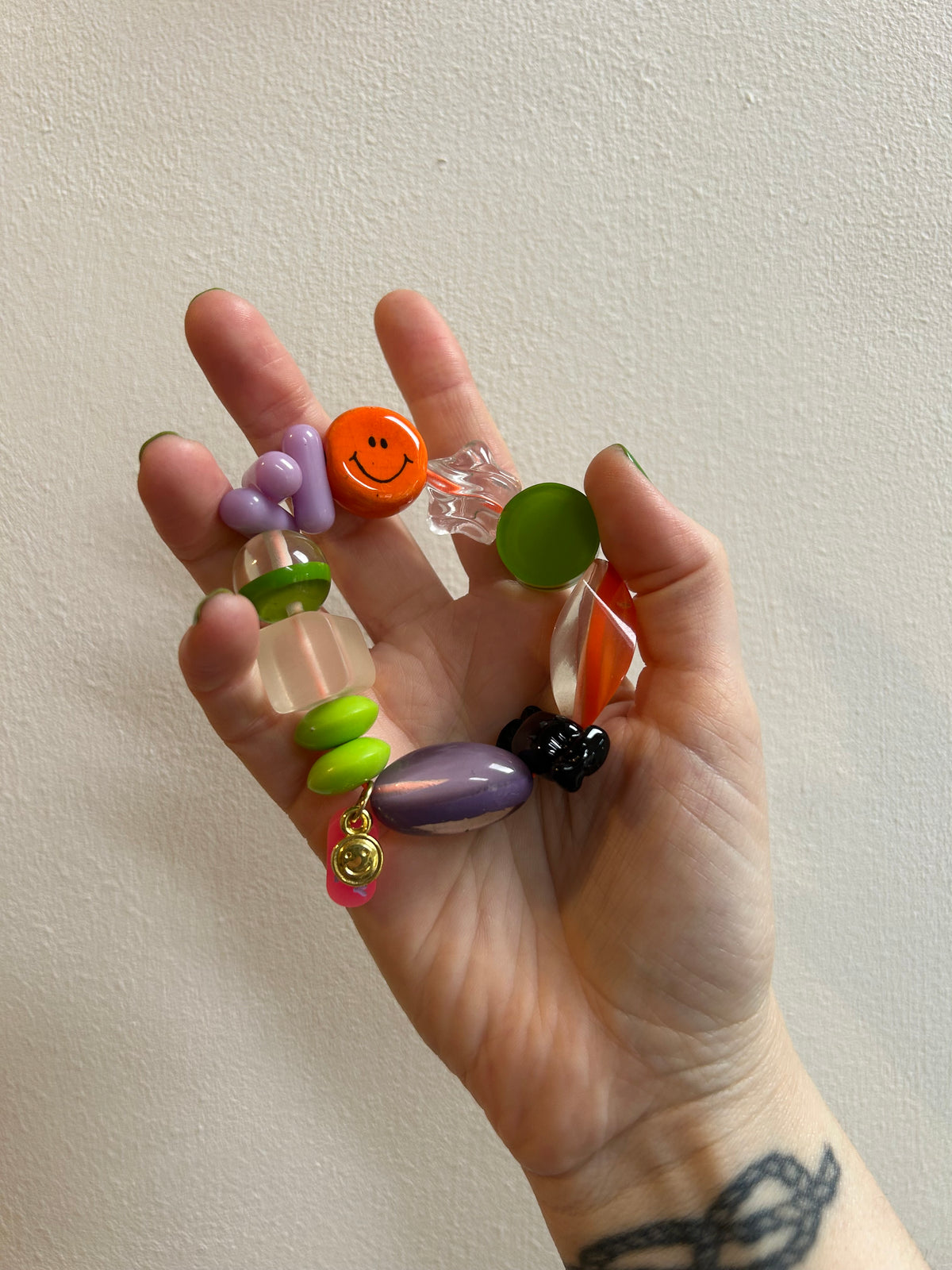 Smiley Candy Beaded Bracelets