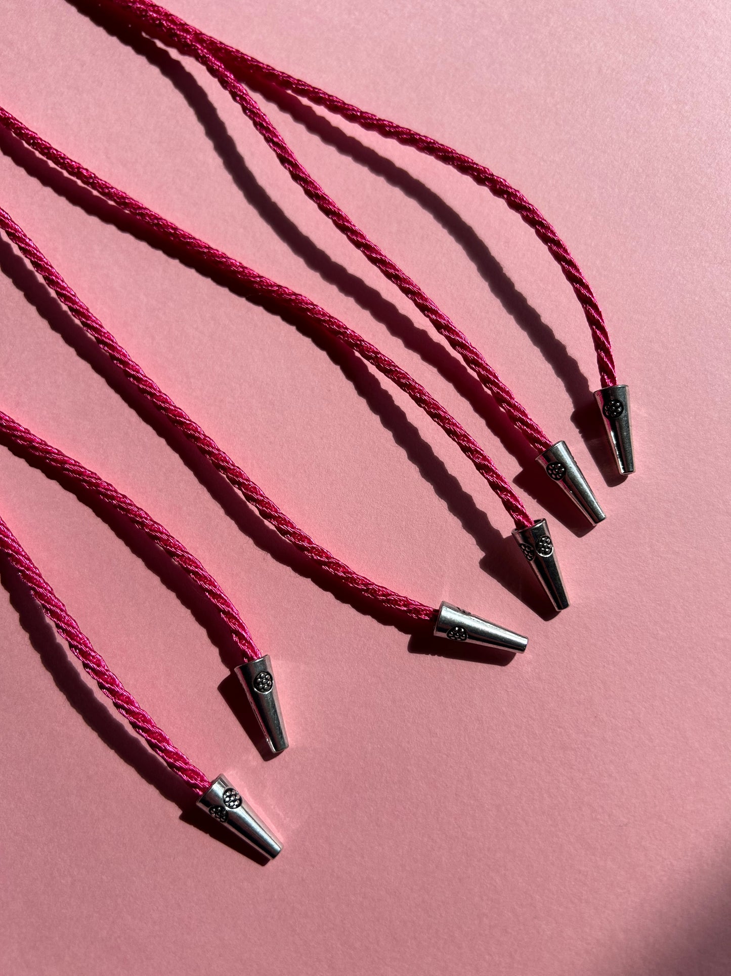 Pink Acrylic Bolo Ties