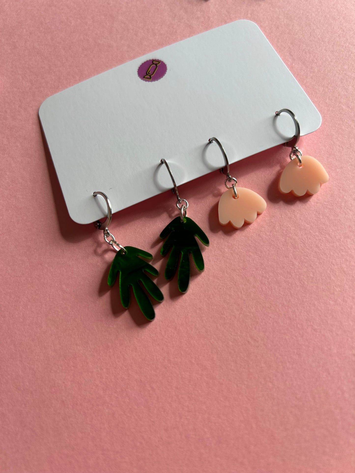 Small Dangly Acrylic Duos