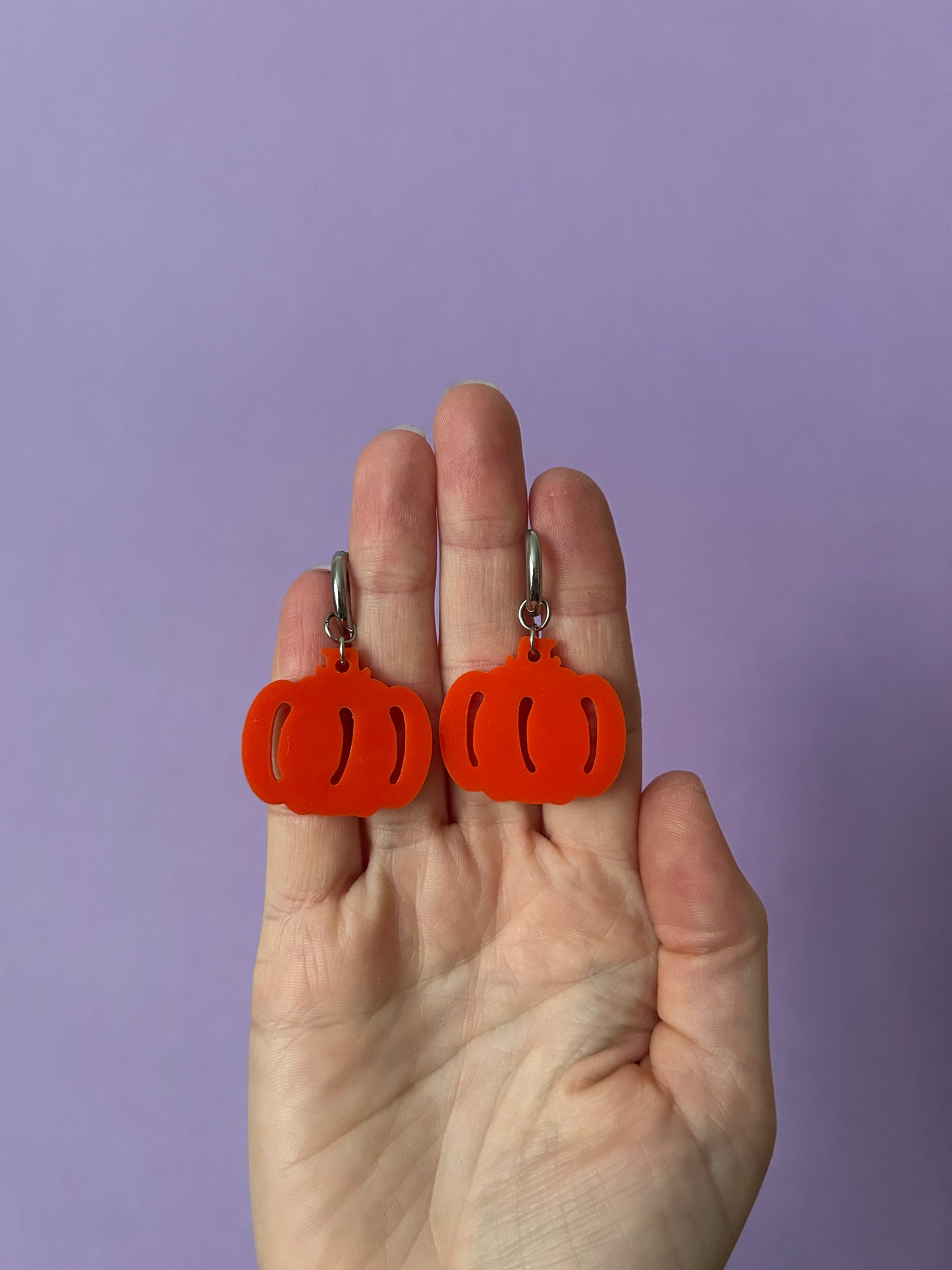 Halloween Charm Hoop Earrings