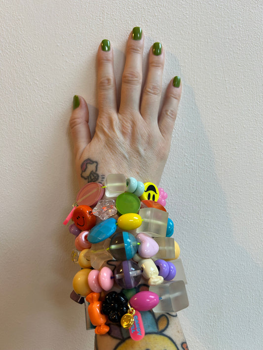 Smiley Candy Beaded Bracelets