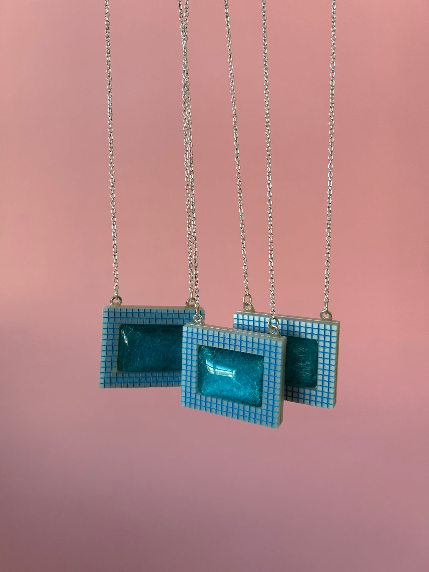 Swimming Pool Acrylic Necklaces