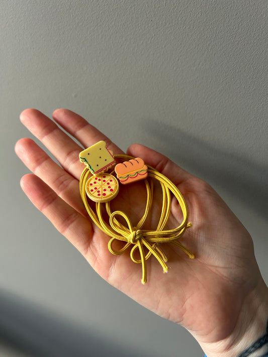 Hair Tie Set: Sandwiches