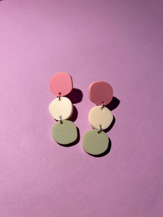 Hanami Dango Matte Acrylic Earrings