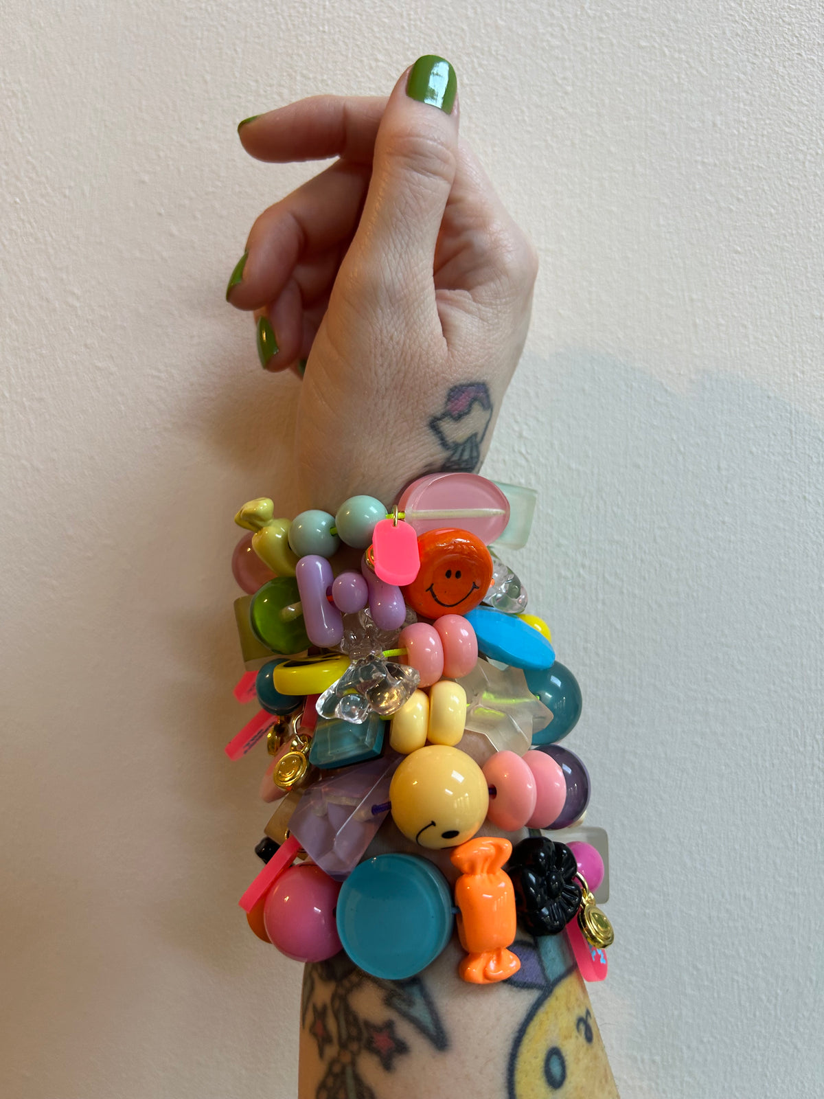 Smiley Candy Beaded Bracelets