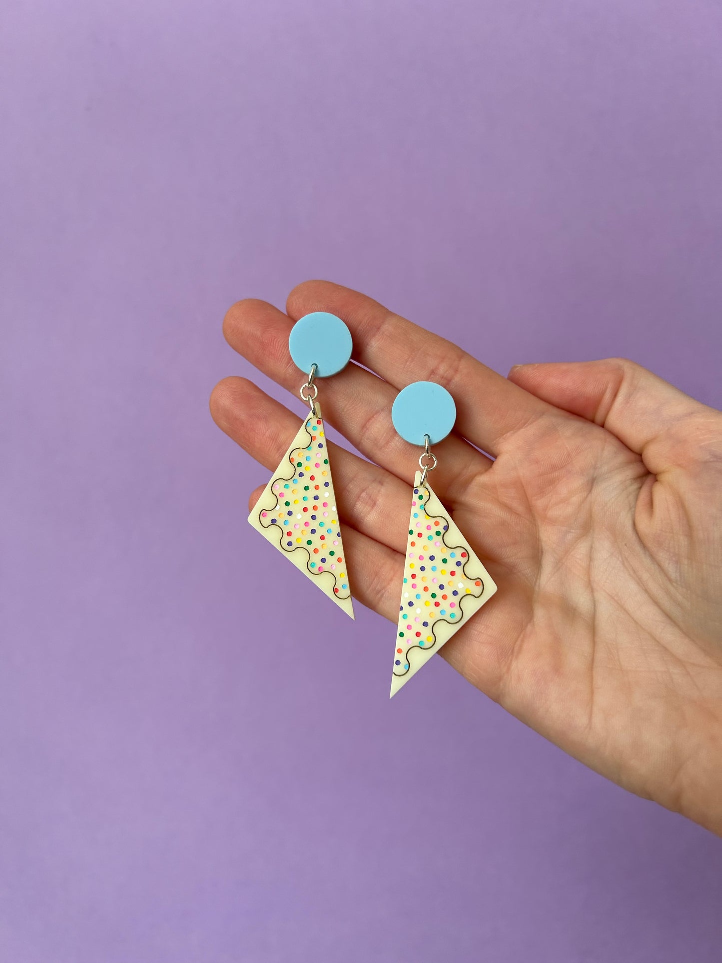 Fairy Bread Acrylic Earrings