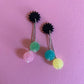 Party Spritz Acrylic Beaded Earrings