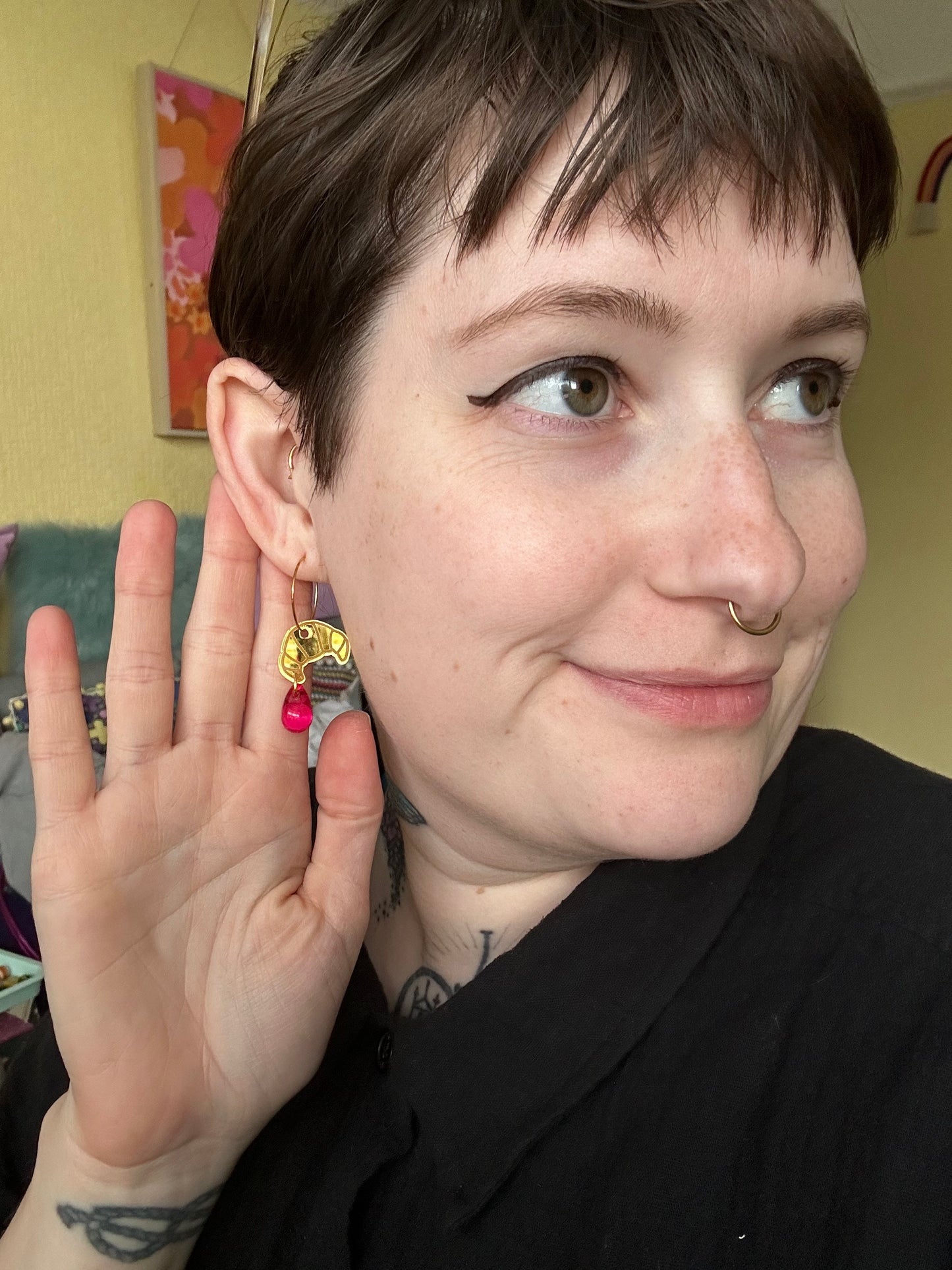 Croissant and Jam Earrings