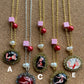 Pearly Pin-Up Acrylic Necklaces