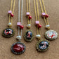 Pearly Pin-Up Acrylic Necklaces