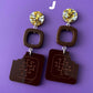 Chocolate Box Acrylic Earrings