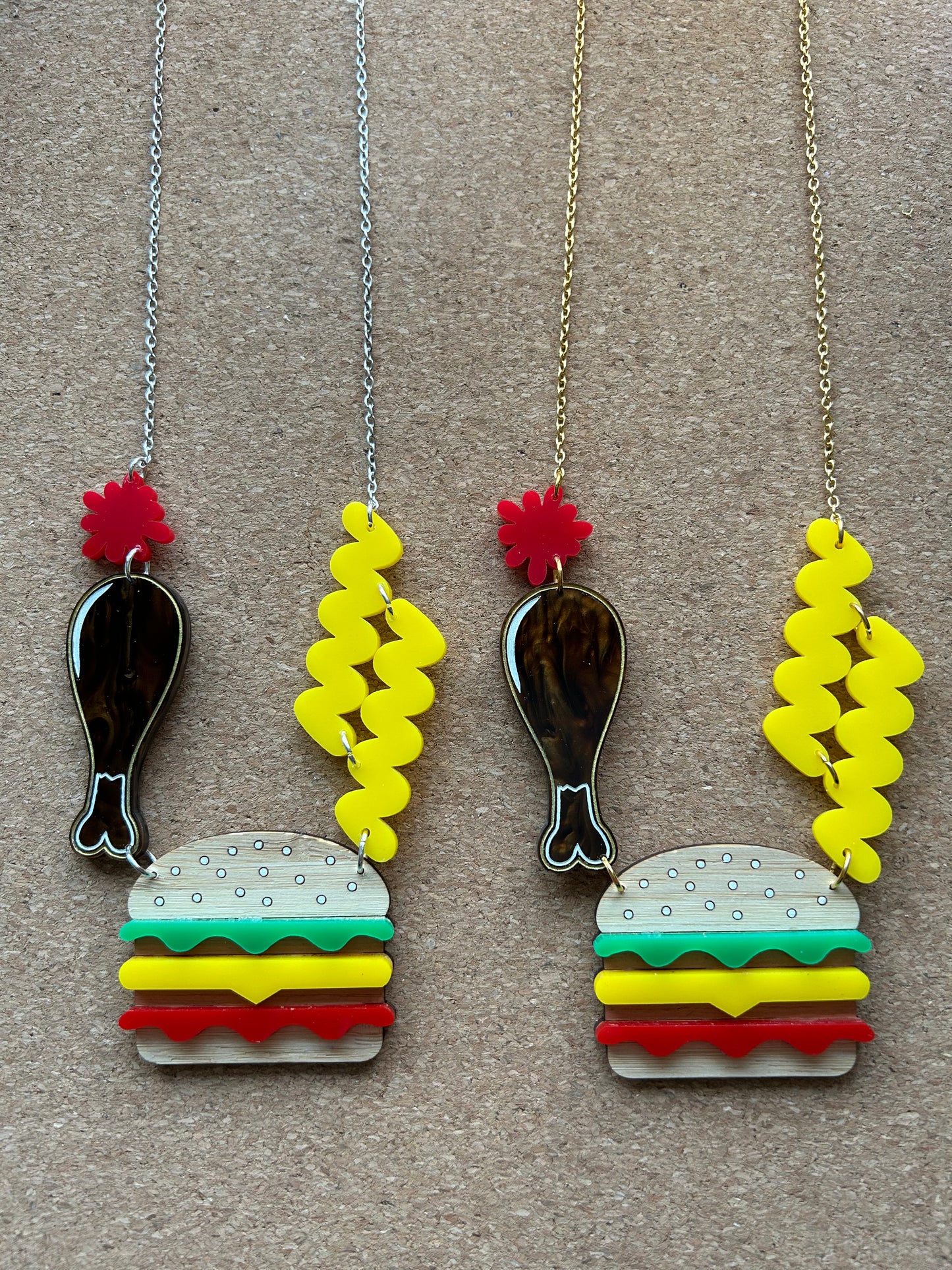 Junk Food Acrylic Necklaces