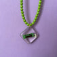 Vintage French Keyring Beaded Necklaces