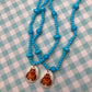 Vintage Owl Charm Beaded Necklace