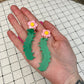 Caterpillar Acrylic Earrings
