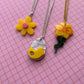 Spring Charm Acrylic Necklaces