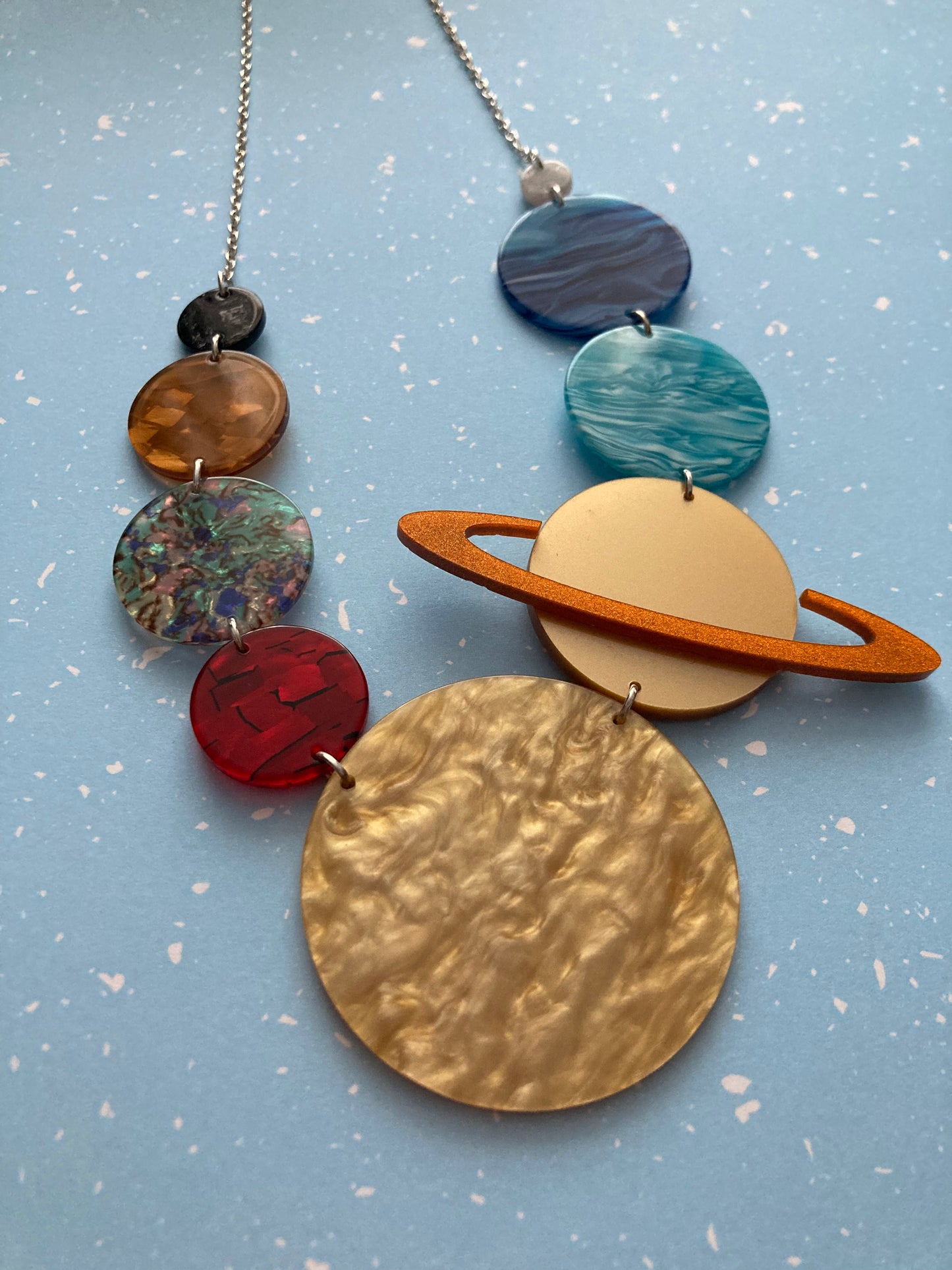 Solar System Acrylic Necklaces