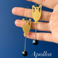 Greek Urn Acrylic Earrings