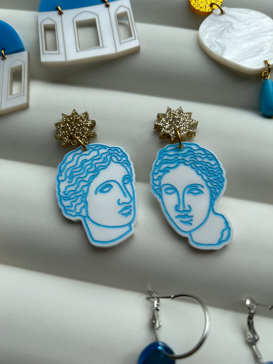 Gods & Goddess Acrylic Earrings