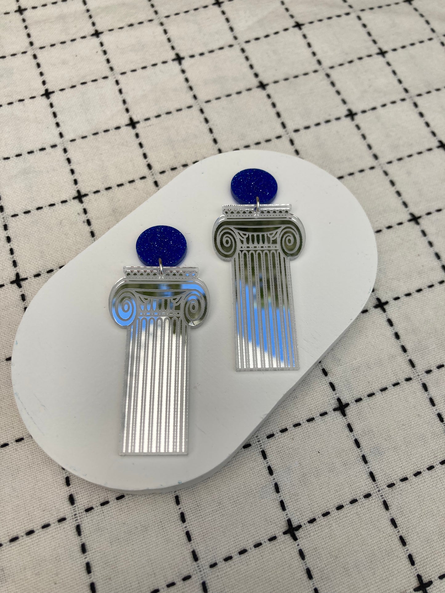 Athena Mirror Acrylic Earrings