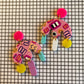 Dangly Pill Acetate Earrings