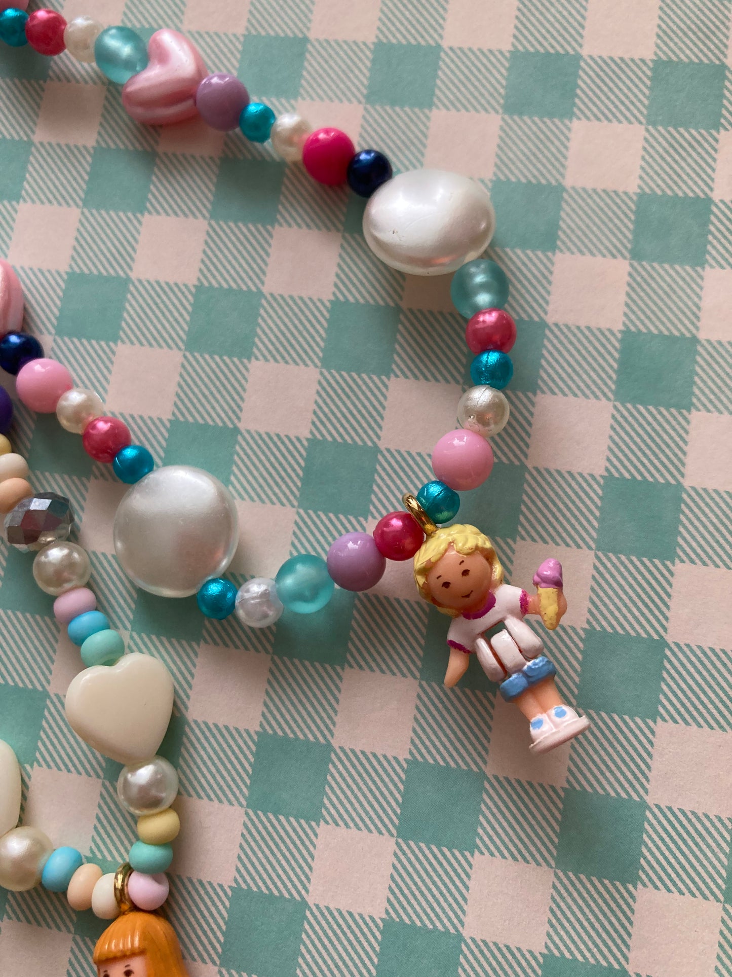 Polly Pocket Charm Beaded Necklaces