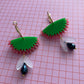Venus Flytrap Acrylic Earrings
