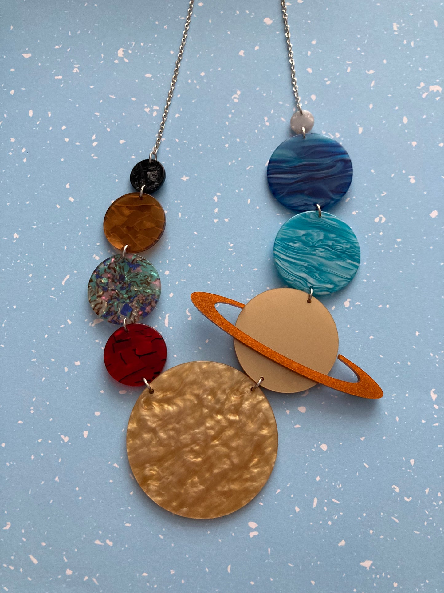 Solar System Acrylic Necklaces