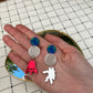 Up in Space Mirror Acrylic Earrings